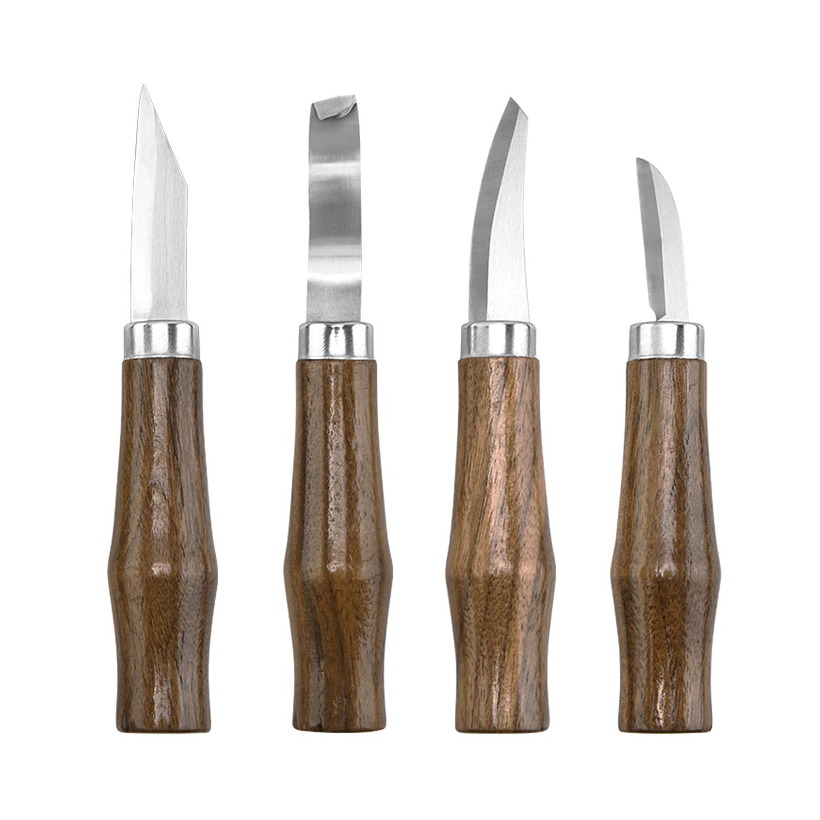 Woodworking Kits For Adults - 7Pcs Professional Wood Carving Kit Woodworking