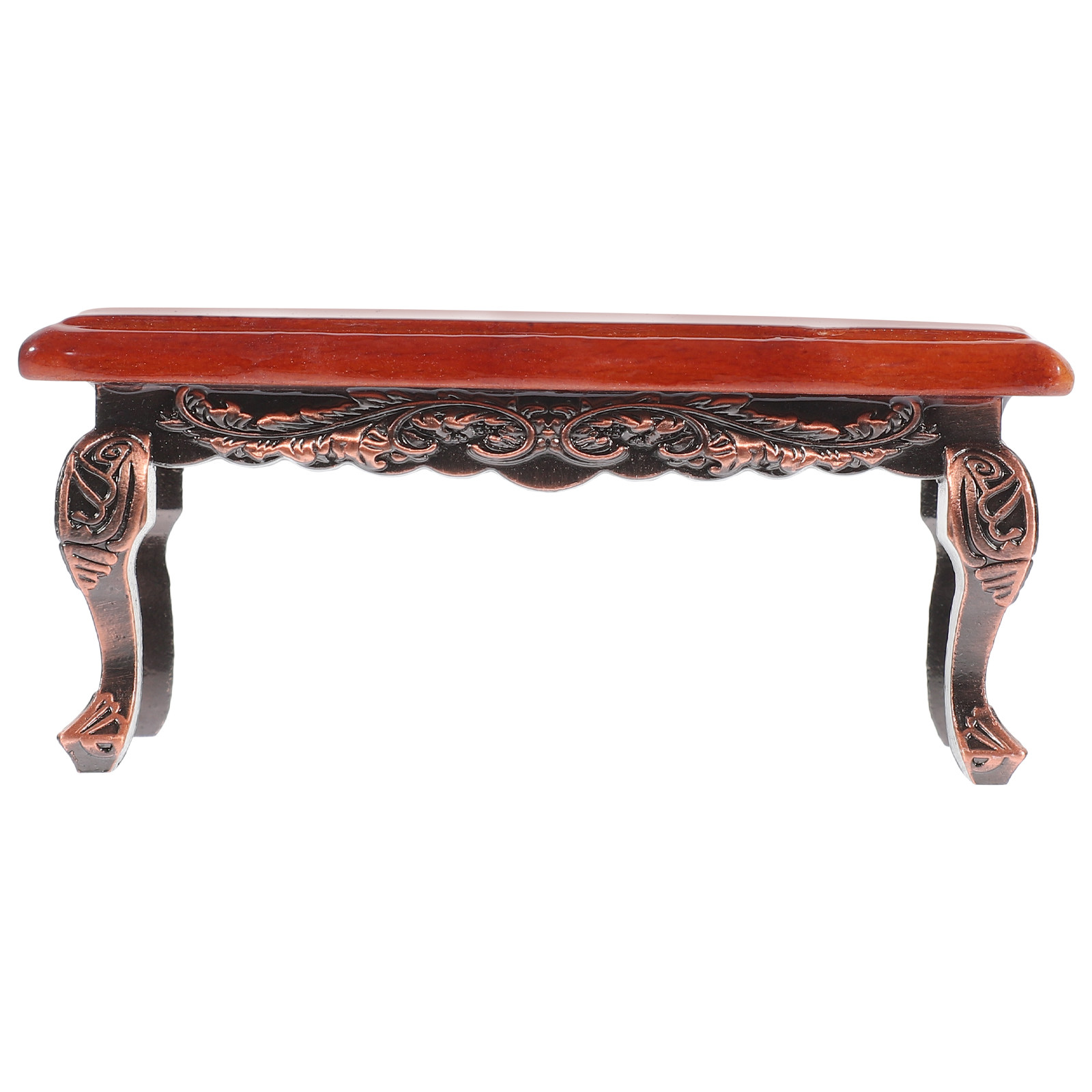 Woodworking Room - Miniature Rectangular Wooden Tea Table Sturdy