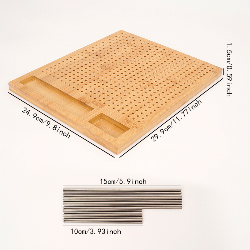 Crochet Blocking Board with St - đánh giá và giá Woodworking Boards