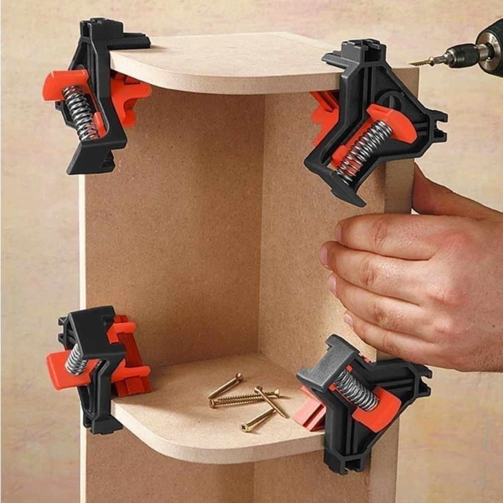 4pcs 90° Right Angle Clamp Fix - đánh giá và giá Woodworking Basics