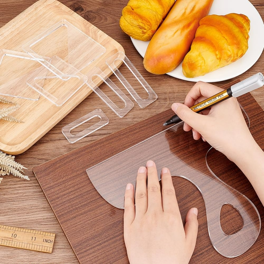 7Pcs Charcuterie Template Acry - đánh giá và giá Woodworking Basics