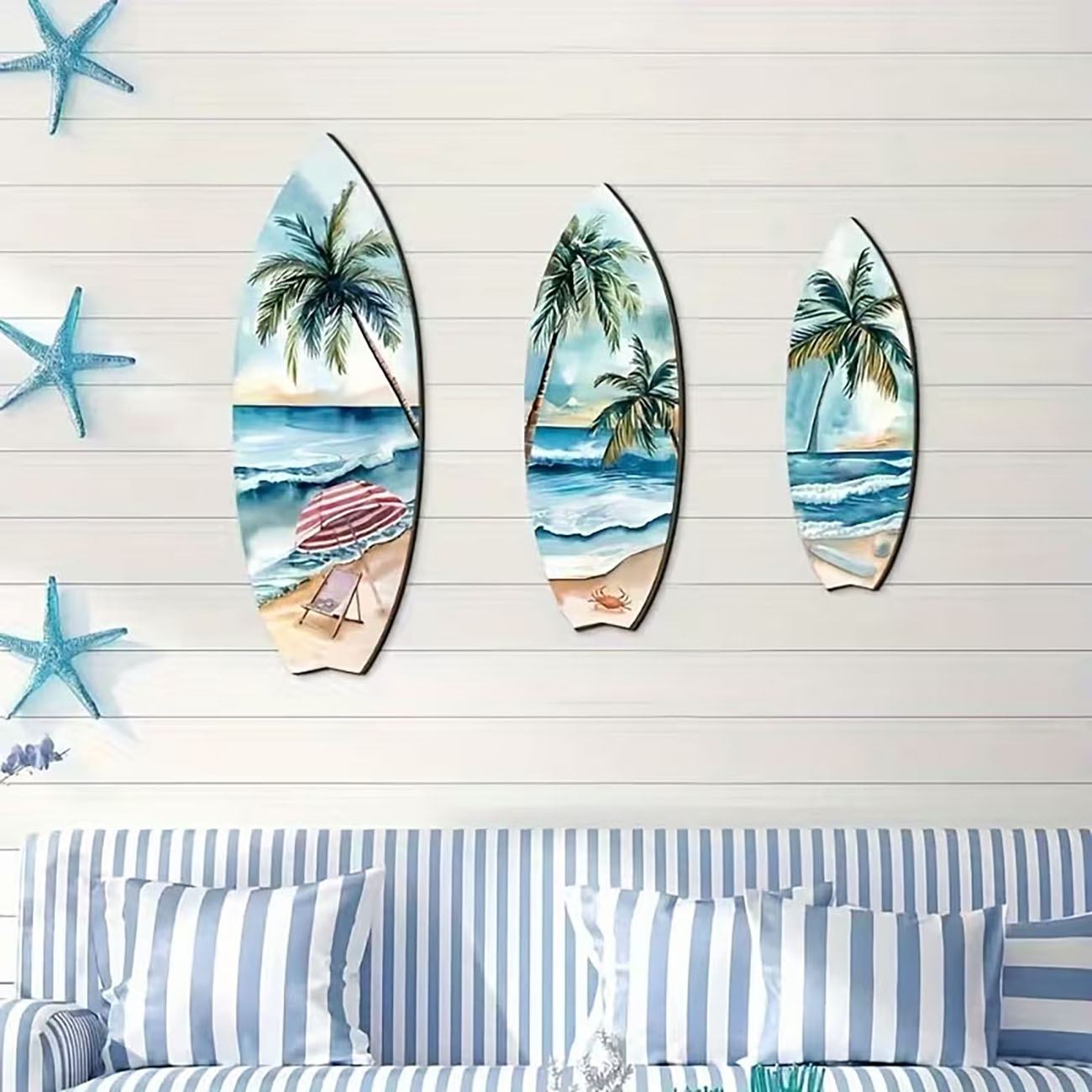 3pcs Ocean View Surfboard Wood - đánh giá và giá Woodworking Room