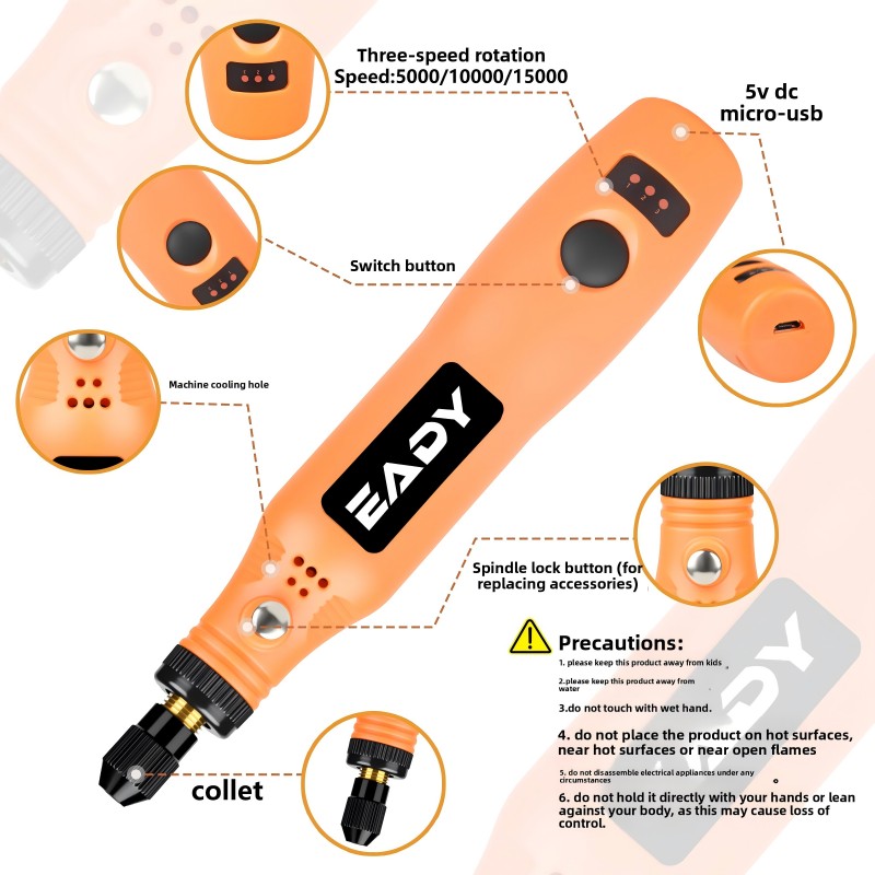USB Cordless Rotary Tool Kit – - đánh giá và giá Woodworking Basics