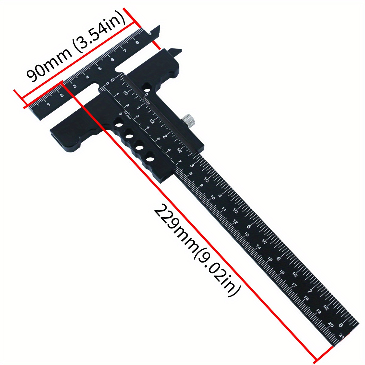 Aluminum Alloy T-Shaped Woodwo - đánh giá và giá Woodworking Marking Gauge