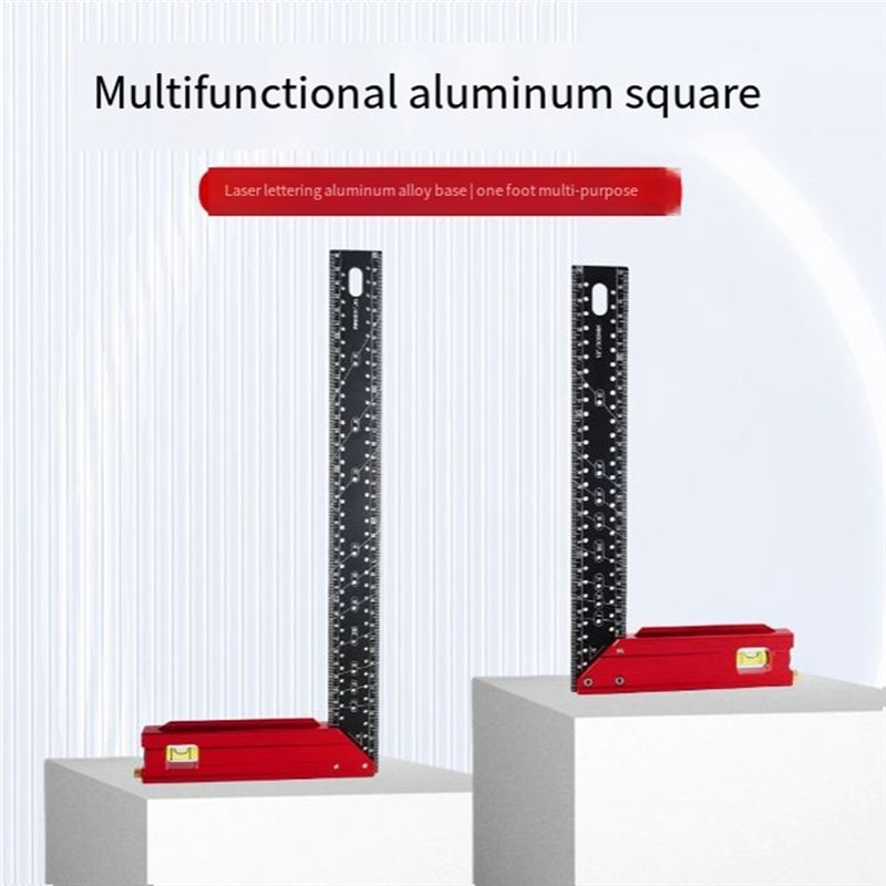 ABLU-New High-Precision Alumin - đánh giá và giá Woodworking Ruler