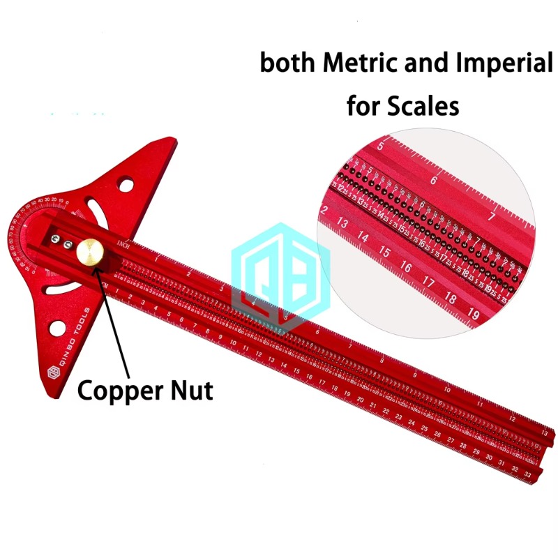 13 Inch Heavy-Duty Aluminum Al - đánh giá và giá Woodworking Ruler