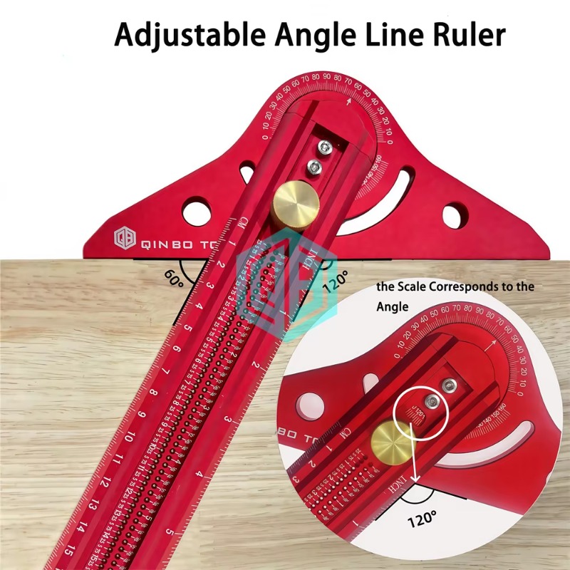 13 Inch Heavy-Duty Aluminum Al - đánh giá và giá Woodworking Ruler