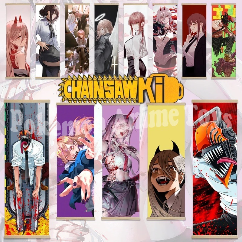 Chainsaw Man Anime Poster Wood - đánh giá và giá Woodworking Room