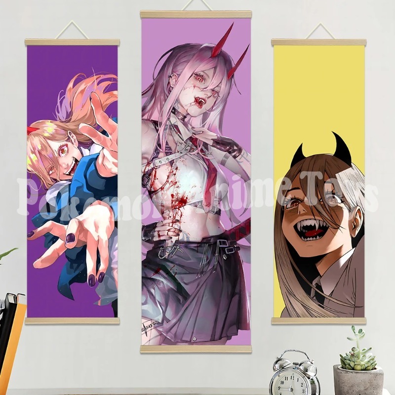 Chainsaw Man Anime Poster Wood - đánh giá và giá Woodworking Room