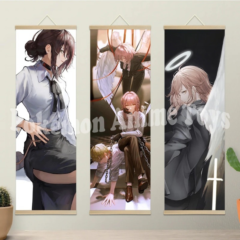 Chainsaw Man Anime Poster Wood - đánh giá và giá Woodworking Room
