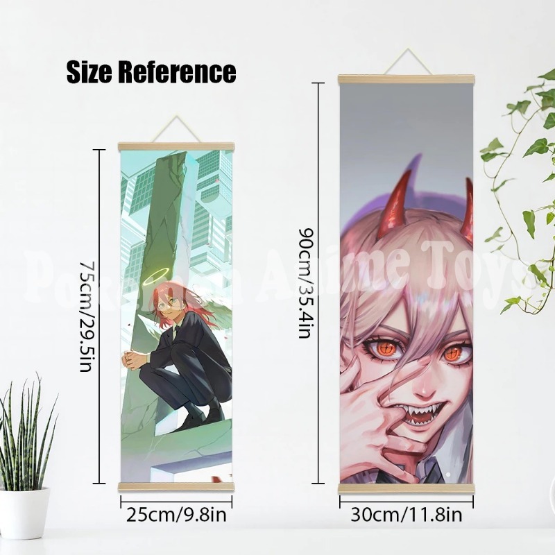 Chainsaw Man Anime Poster Wood - đánh giá và giá Woodworking Room