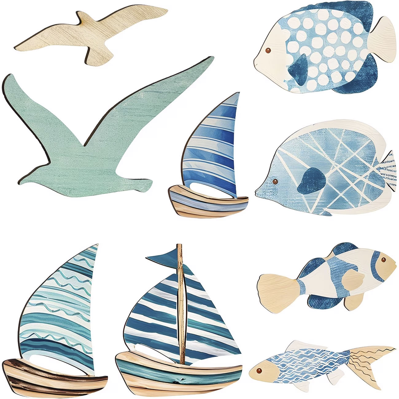 9Pcs Tropical Fish Seagull Sai - đánh giá và giá Woodworking Room