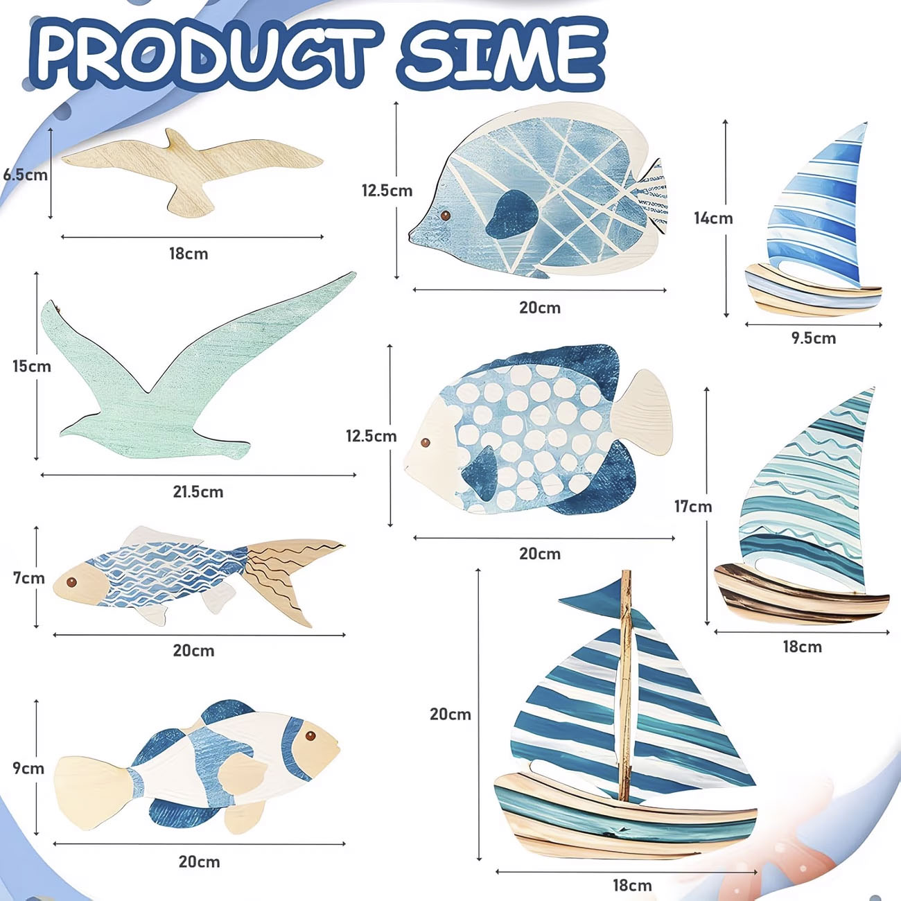 9Pcs Tropical Fish Seagull Sai - đánh giá và giá Woodworking Room