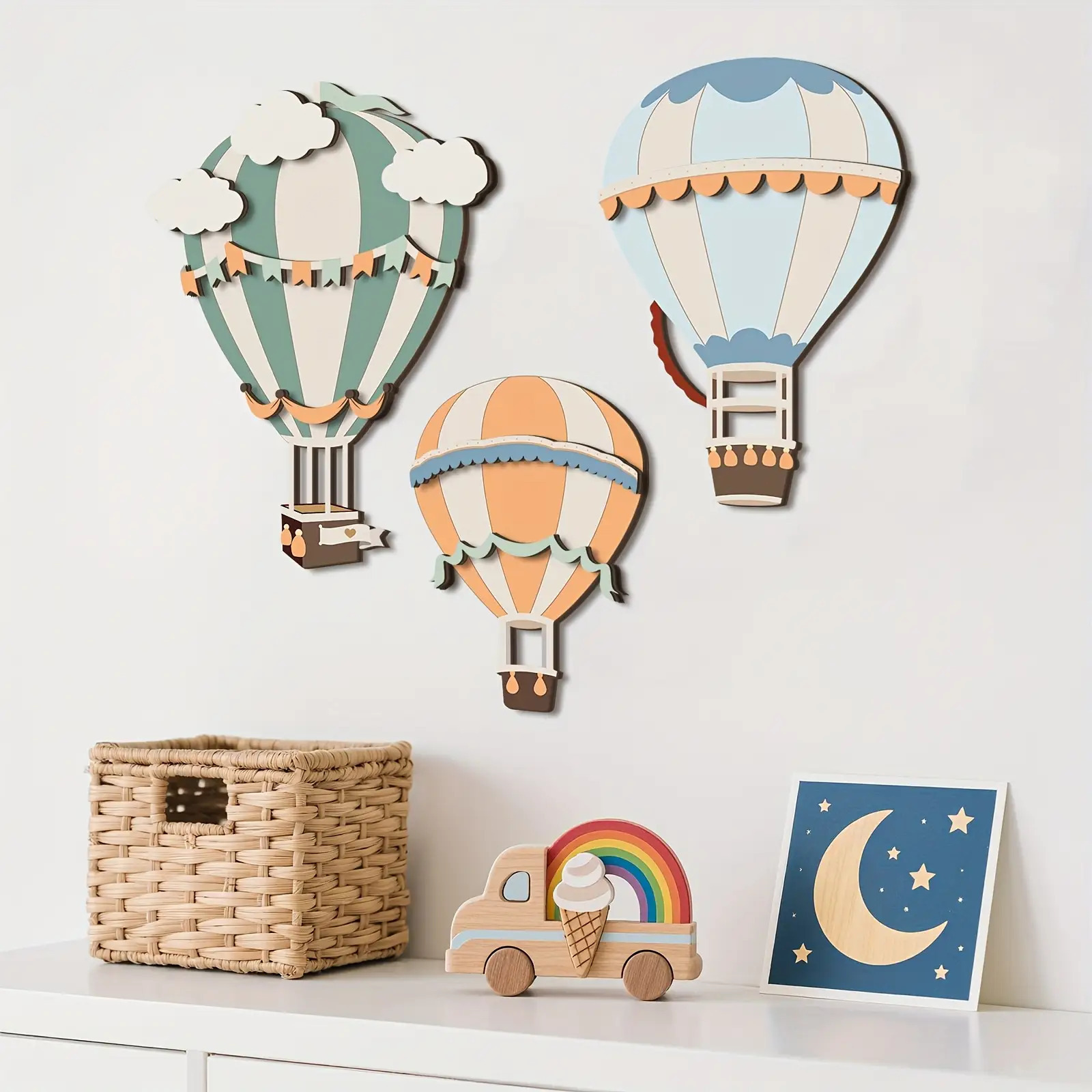 3D Cute Colorful Hot Air Ballo - đánh giá và giá Woodworking Room