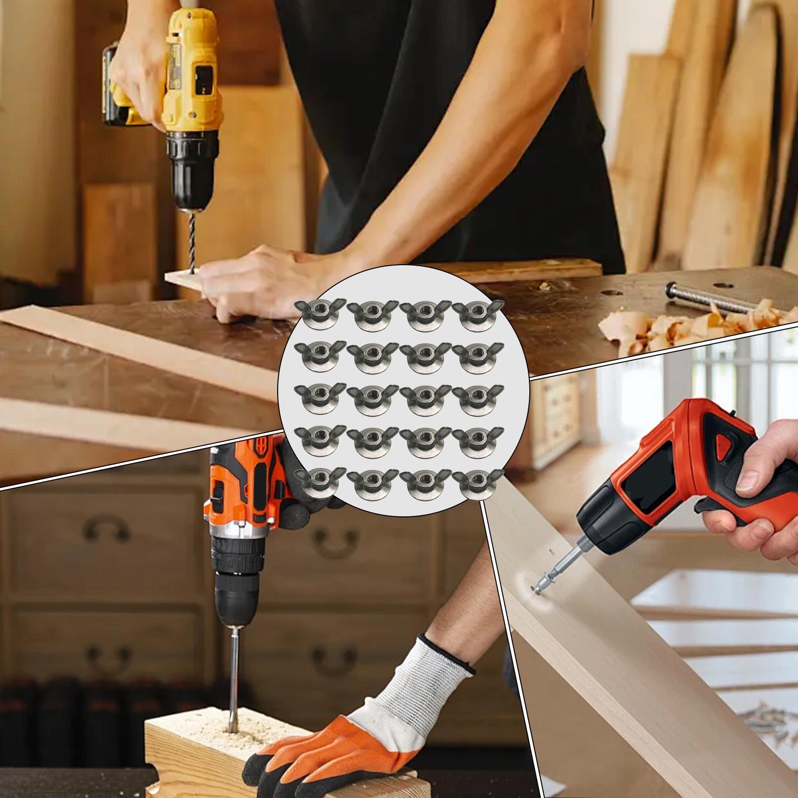 Wing Nut Kit 1/4-Inch Steel Er - đánh giá và giá Woodworking Kits For Adults